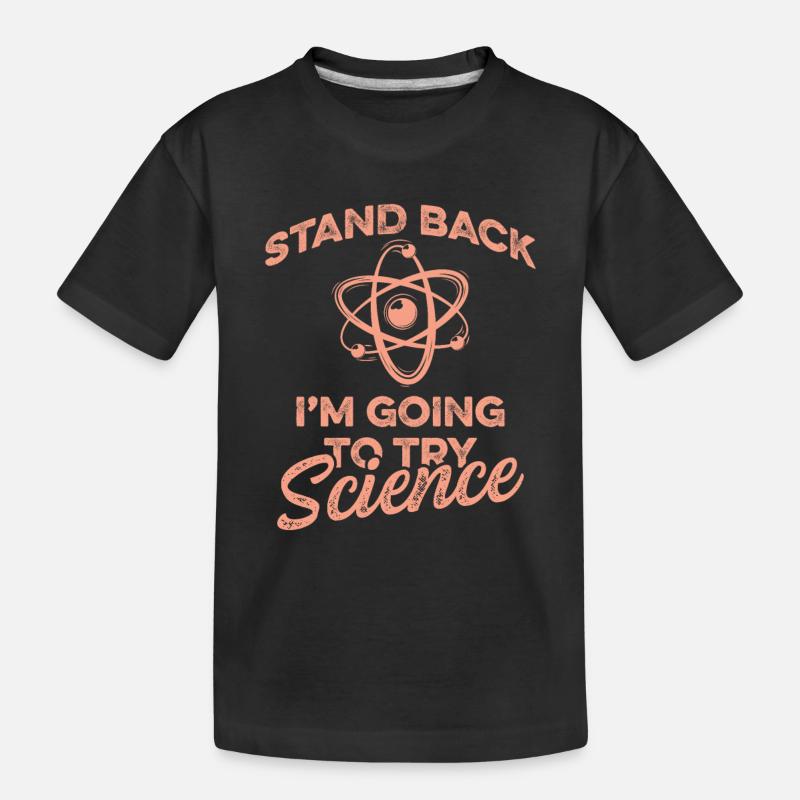 atome scientifique - T-shirt bio Premium Enfant - noir