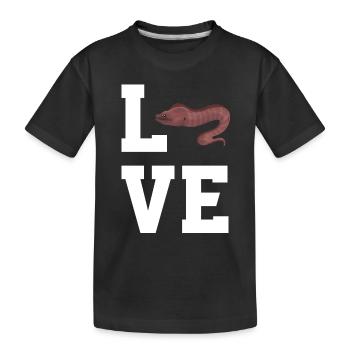 Moray Eel Shirt - Kids' Premium Organic T-Shirt - black - Front