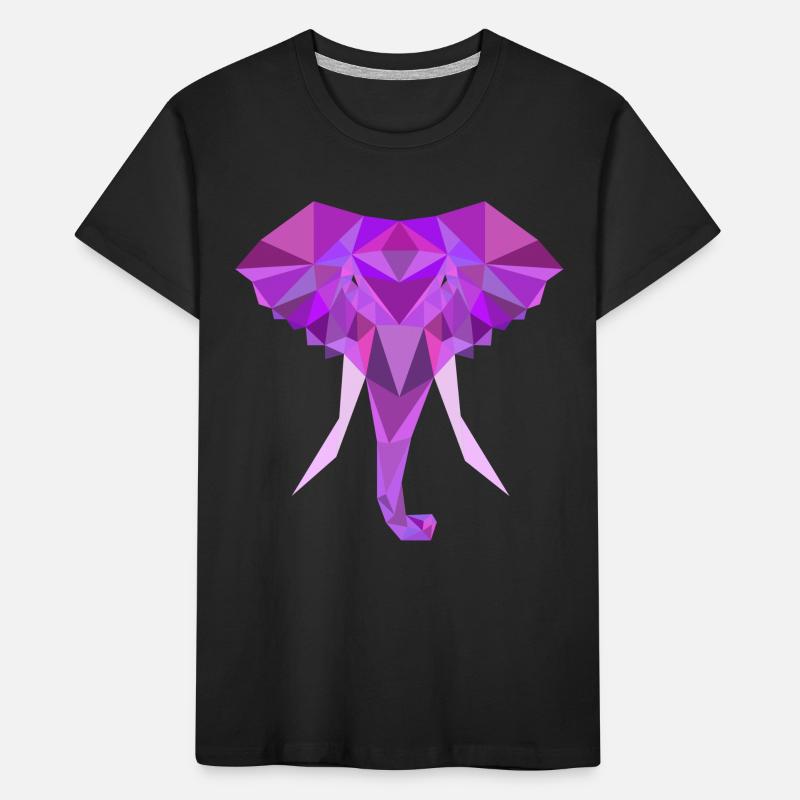 Polygone Poly Bas Éléphant T-shirt bio Premium Enfant