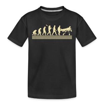 Sanitäter-evolution - Kinder Premium Bio T-Shirt - Schwarz - Vorne