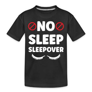 Nuitée sans sommeil - T-shirt bio Premium Enfant - noir - Devant