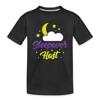 Hôtes d’une nuit Nuitée - T-shirt bio Premium Enfant - noir - Devant