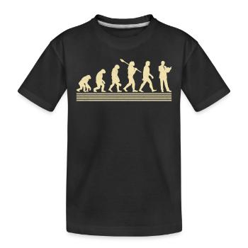 Marketing-manager-évolution - T-shirt bio Premium Enfant - noir - Devant