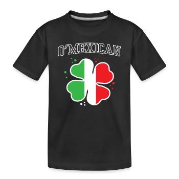 O’Mexicain O’Mexicain Gaélique Irlande Irlandais Irlandais - T-shirt bio Premium Enfant - noir - Devant