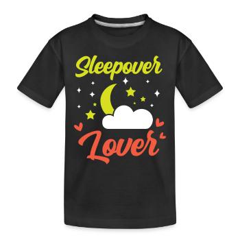 Amoureux de la nuit Hébergement Nuitée - T-shirt bio Premium Enfant - noir - Devant