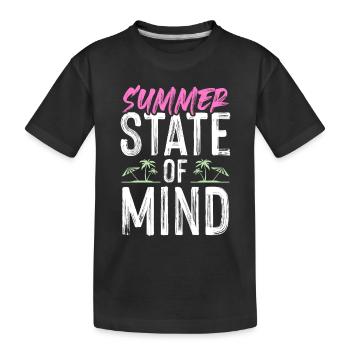 été été - T-shirt bio Premium Enfant - noir - Devant