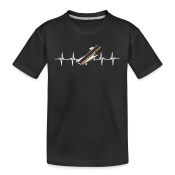 Baggage Handler Airfield Airport Worker - Kids' Premium Organic T-Shirt - black - Front