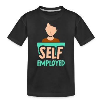 Freelance Maman Freelancer Freelancer - T-shirt bio Premium Enfant - noir - Devant