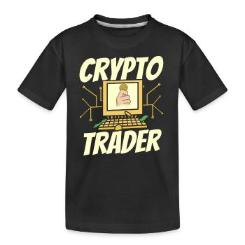 Crypto Trader Trading Crypto Trade Trader - T-shirt bio Premium Enfant - noir - Devant