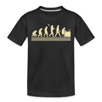 Évolution des chimistes - T-shirt bio Premium Enfant - noir - Devant