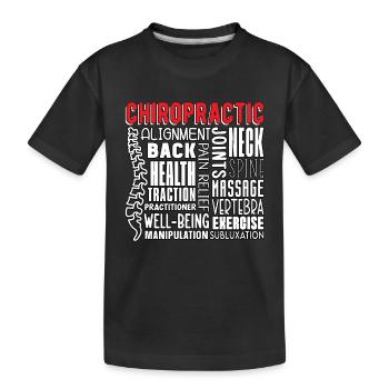 Chiropraticien Chiropractic Physio Cool Gift - T-shirt bio Premium Enfant - noir - Devant