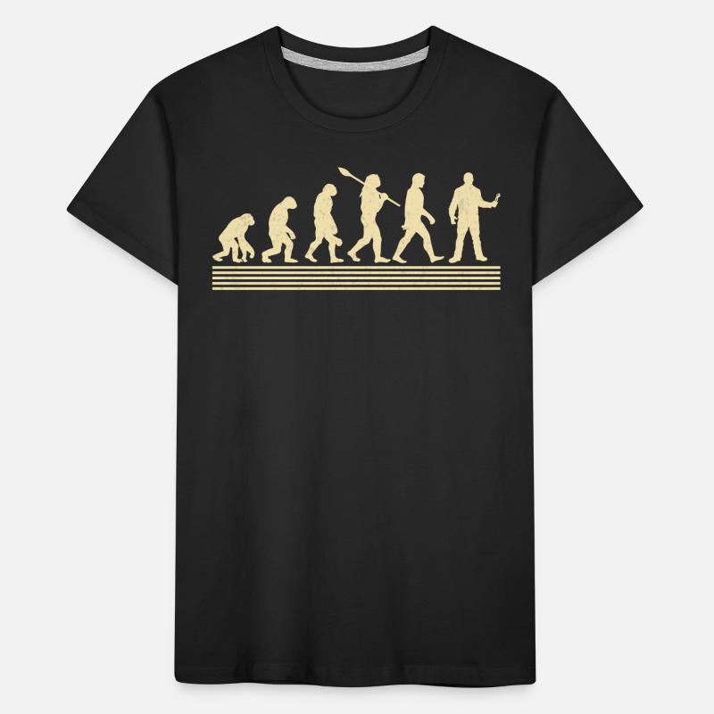 Evolution Des Anlagenmechanikers Kinder Premium Bio T-Shirt