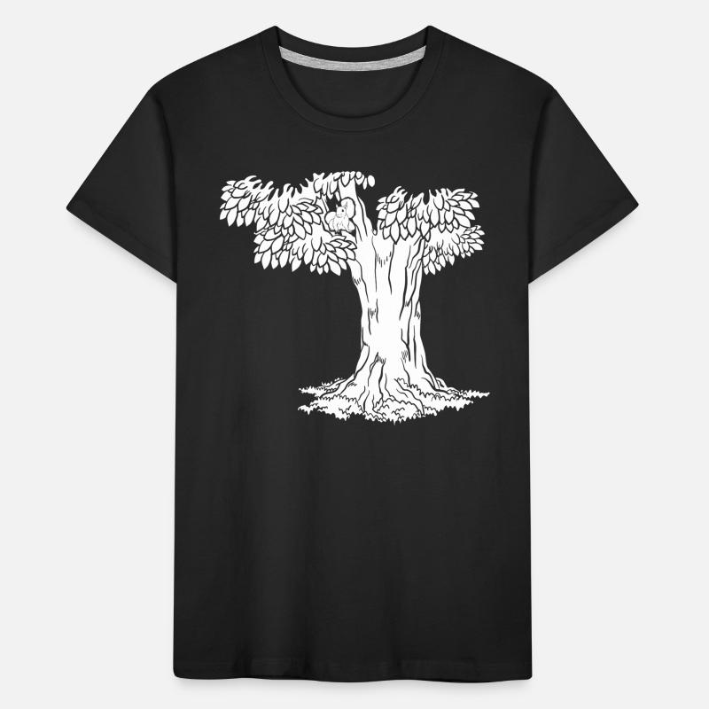 Squirrel Tree Lover Funny Squirrel Kids' Premium Organic T-Shirt