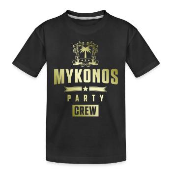Équipage de mykonos - T-shirt bio Premium Enfant - noir - Devant