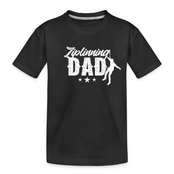 Tyrolienne Papa Sport Tyrolienne Dictons Tyrolienne - T-shirt bio Premium Enfant - noir - Devant