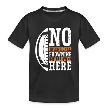 Pas de froncement de sourcils intentionnel - T-shirt bio Premium Enfant - noir - Devant