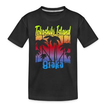 Île de Tokashiki Osaka - T-shirt bio Premium Enfant - noir - Devant