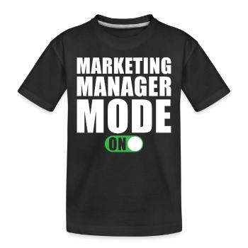Marketing Manager Mode An - T-shirt bio Premium Enfant - noir - Devant