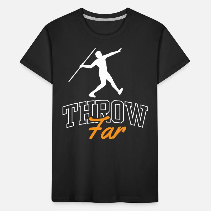 Werf Weit Lancer de javelot Lancer de javelot Lancer de javelot Lancer de javelot T-shirt bio Premium Enfant