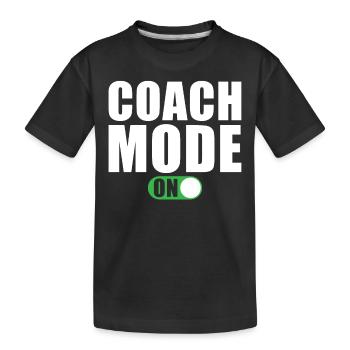 Mode Entraîneur Un entraîneur - T-shirt bio Premium Enfant - noir - Devant