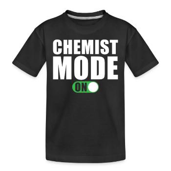 Chemiker Modus Ein - Kinder Premium Bio T-Shirt - Schwarz - Vorne