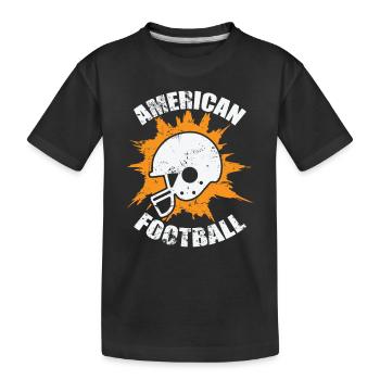 Football américain America Sport Touchdown - T-shirt bio Premium Enfant - noir - Devant