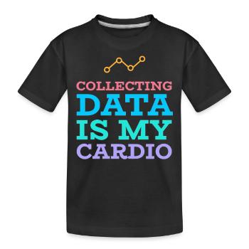 Collecting Data - Behavioral Analyst Therapists - Kids' Premium Organic T-Shirt - black - Front