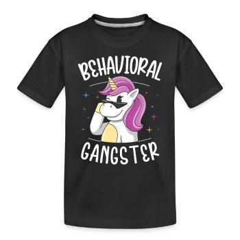 Collecting Data - Behavioral Analyst Therapists - Kids' Premium Organic T-Shirt - black - Front
