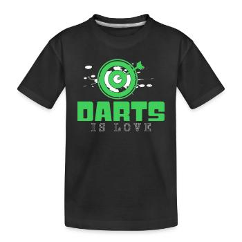 Fléchettes Disant - T-shirt bio Premium Enfant - noir - Devant