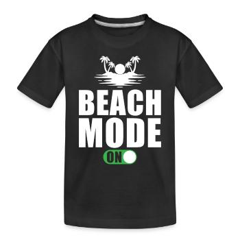 Mode plage vacances plage sur - T-shirt bio Premium Enfant - noir - Devant