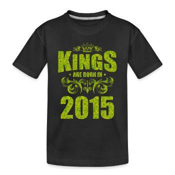 kings are born 2015 - Kinder Premium Bio T-Shirt - Schwarz - Vorne