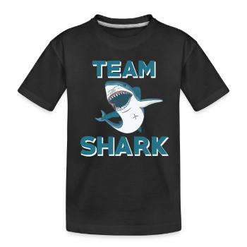 Team Hai - Kids' Premium Organic T-Shirt - black - Front