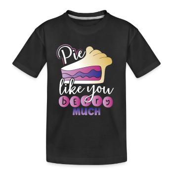 Combien de baies vous aimez - T-shirt bio Premium Enfant - noir - Devant