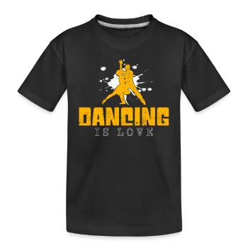 Dire danser - T-shirt bio Premium Enfant - noir - Devant