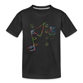 Tenue de boulanger cool - T-shirt bio Premium Enfant - noir - Devant