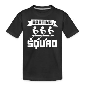 Équipe de navigation Voilier Bateau Bateau Yacht Yacht - T-shirt bio Premium Enfant - noir - Devant