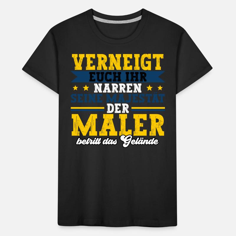 Maler Kinder Premium Bio T-Shirt