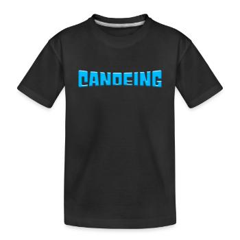 Kanu - Kinder Premium Bio T-Shirt - Schwarz - Vorne