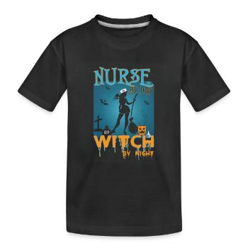 Happy Halloween Grusel Monster Spuk Horror Schreck - Kinder Premium Bio T-Shirt - Schwarz - Vorne