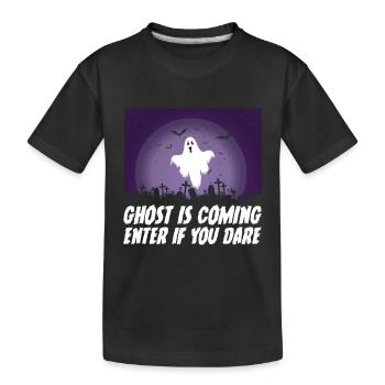 Effrayant halloween citrouille sorcières fantômes zombies - T-shirt bio Premium Enfant - noir - Devant