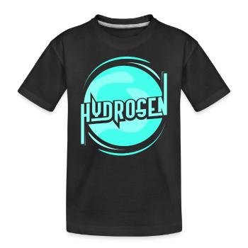 Hydrogen Energy Element Hydrogen - Kids' Premium Organic T-Shirt - black - Front