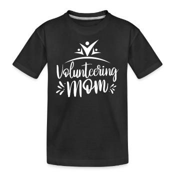 Bénévole Profession Mère Bénévole Bénévole - T-shirt bio Premium Enfant - noir - Devant