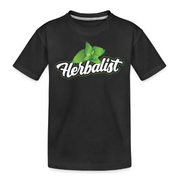 Herb Collector Herb Garden Herbes aromatiques - T-shirt bio Premium Enfant - noir - Devant