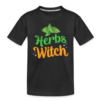 Herb Witch Herb Garden Herb Herb Herb - T-shirt bio Premium Enfant - noir - Devant
