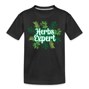 Herb Expert Herb Herb Garden - T-shirt bio Premium Enfant - noir - Devant