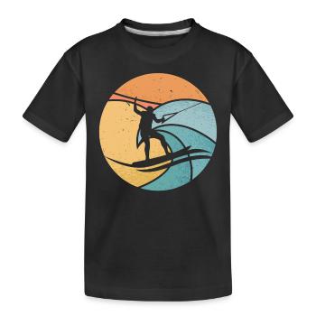 Ski nautique Sports nautiques Ski nautique Ski nautique - T-shirt bio Premium Enfant - noir - Devant
