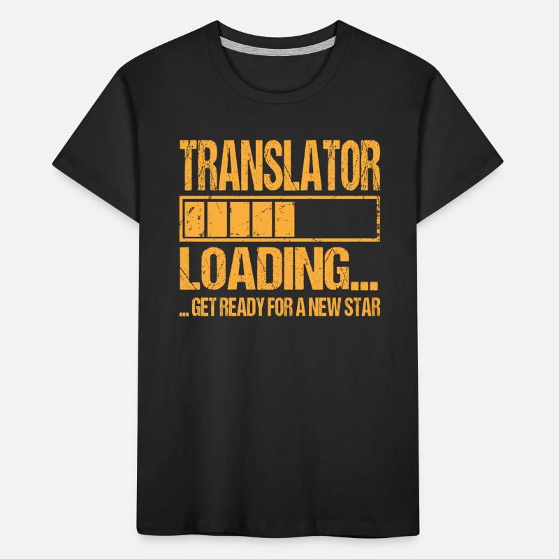 Translator loading Translator Training Kids' Premium Organic T-Shirt