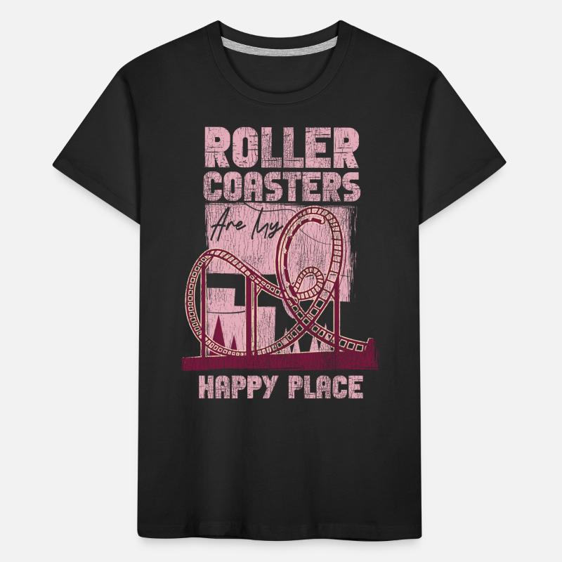 Roller Coaster Vintage Roller T-shirt bio Premium Enfant