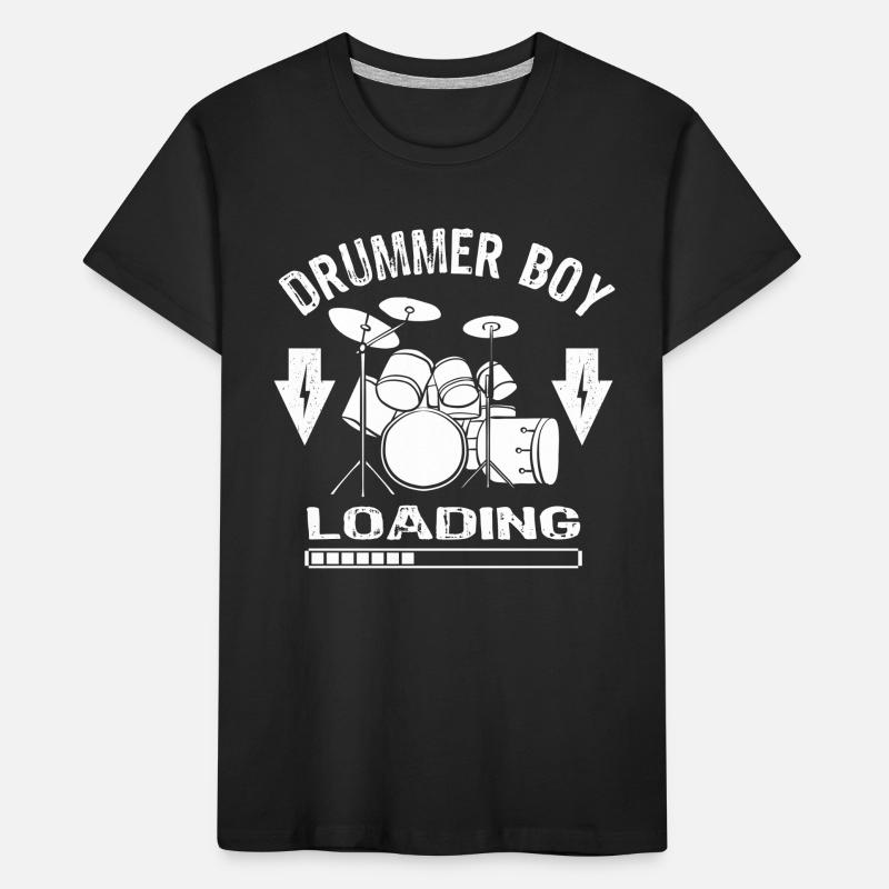 Batterie batteur - Drummer Boy Loading T-shirt bio Premium Enfant