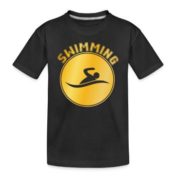 Nager - T-shirt bio Premium Enfant - noir - Devant